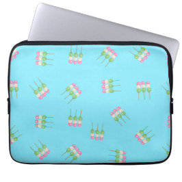 Anime Blue Pastel Dango Electronics Bag Laptop Sleeve