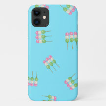 Anime Blue Pastel Dango iPhone / coque ipad