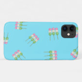 Anime Blue Pastel Dango iPhone / iPad case (Achterkant (horizontaal))
