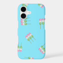 Anime Blue Pastel Dango iPhone / iPad hoesje