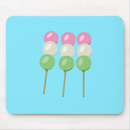Anime Blue Pastel Dango Mousepad Muismat