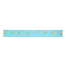 Anime Blue Pastel Dango Ribbon Lint