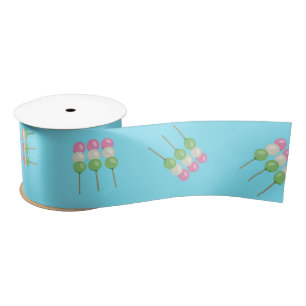 Anime Blue Pastel Dango Ribbon Lint