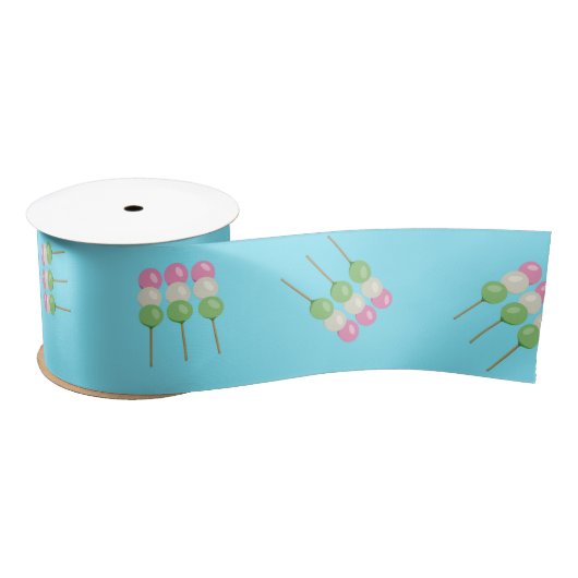 Anime Blue Pastel Dango Ribbon Lint (Spoel)