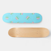 Anime Blue Pastel Dango Skateboard (Horz)