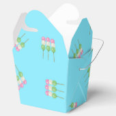 Anime Blue Pastel Dango Takeout Favoriete Box Bedankdoosjes (Geopend)