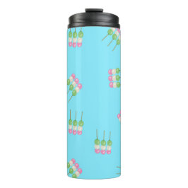 Anime Blue Pastel Dango Thermal Tumbler Thermosbeker