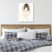Anime Boobs "Innocent" SingleZ Canvas Prints (Insitu (Slaapkamer))