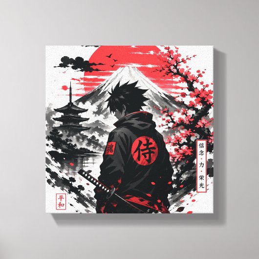 Anime canvas afdruk (Voorkant)