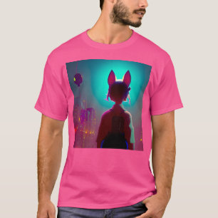 Anime Cat Girl T-shirt
