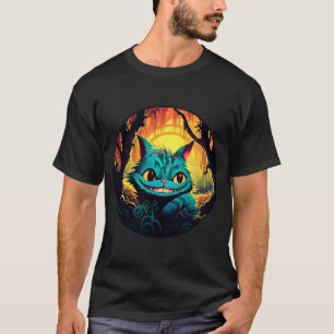 Anime Cheshire Cat Alice in Wonderland T-shirt