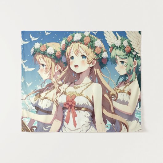 Anime Chor Wandkleed (Voorkant (horizontaal))