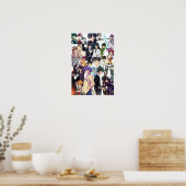 Anime Collage 1 Poster (Keuken)
