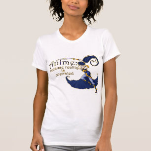Anime CONTRE le T-shirts des femmes de réalité