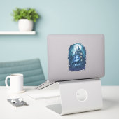 Anime Corpse Bride Sticker (Laptop op bureau)