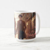  Anime Couple Valentine's Day Mug (Devant droit)