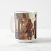  Anime Couple Valentine's Day Mug (Devant gauche)