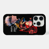 Anime Custom Name Phone Case – Personalized Jujuts iPhone Hoesje (Achterkant horizontaal)