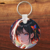 anime cute girl design sleutelhanger (Voorkant)