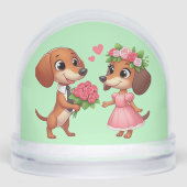 Animé Dachshund Valentine (Avant)