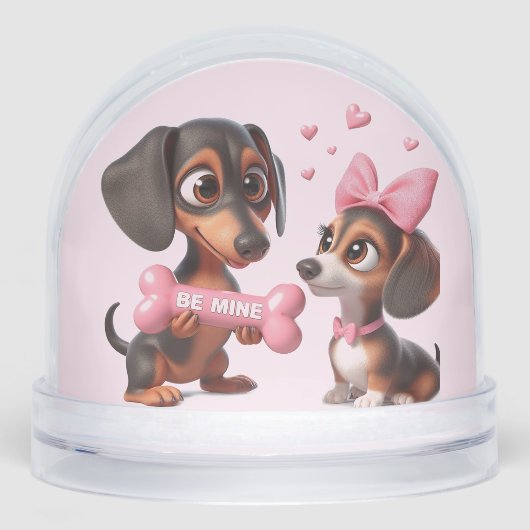 Animé Dachshund Valentine (Avant)