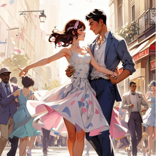 Anime Dancing puzzel