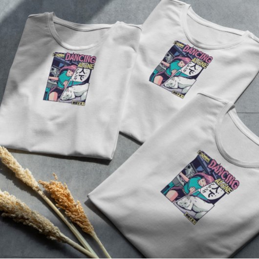 Anime Dancing Vaporwave T-shirt