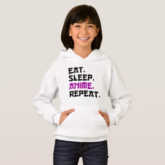 Anime de sommeil de manger répéter (Devant entier)