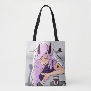 Anime Demon Girl Character Tas