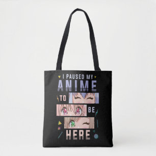 Anime die naar Girl Japans Anime Lover kijkt Draagtas