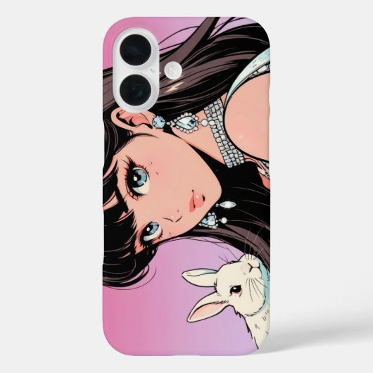 Anime diva iPhone / iPad case (Achterkant)