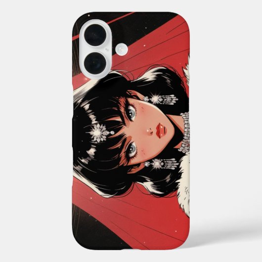 Anime diva iPhone / iPad case (Achterkant)