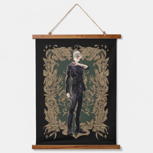 Anime Draco Malfoy Lijst Hangend Wandkleed (Voorkant)