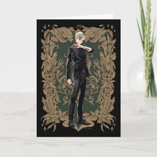 Anime Draco Malfoy Lijst Kaart (Voorkant)