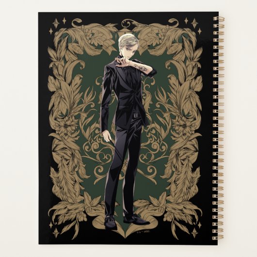 Anime Draco Malfoy  Lijst Planner (Achterkant)