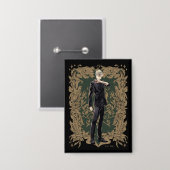 Anime Draco Malfoy Sierlijk Frame Button (Voorkant / Achterkant)