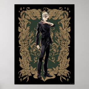 Anime Draco Malfoy Sierlijke Lijst Poster