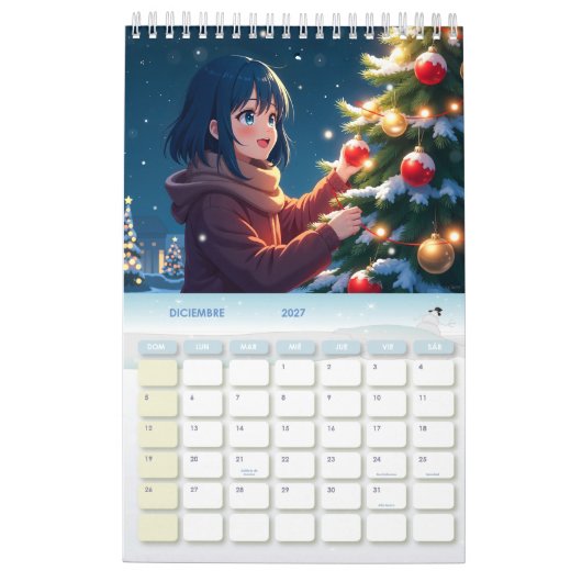 Anime Dreams 2026 - Calendrier (Dec 2027)