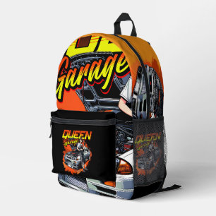 Anime Drift Mechanic Car - Garage Queen Art Bedrukte Rugzak
