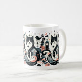 Anime drôle chat Mug (Devant droit)