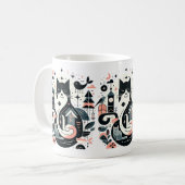 Anime drôle chat Mug (Devant gauche)