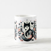 Anime drôle chat Mug (Centre)