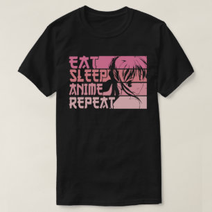 Anime Eat Sleep Anime Repeat T-shirt