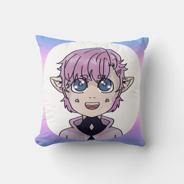 Anime Elf Pillow Kussen (Voorkant)