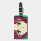 Anime en Manga Faces Bagagelabel (Voorkant verticaal)