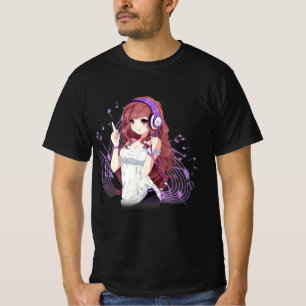 Anime en Music Merch Kawaii Manga Otaku voor Tiene T-shirt