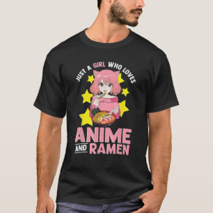 Anime en Ramen Bowl Japanse noedels T-shirt