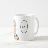 Anime Energy Mug : Powered by Stickers & Sass (Devant droit)