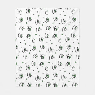 ANIME EYE PATROON ONTWERP FLEECE DEKEN