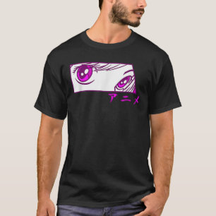 Anime Eyes Anime in Japanse tekens voor meisjes T-shirt